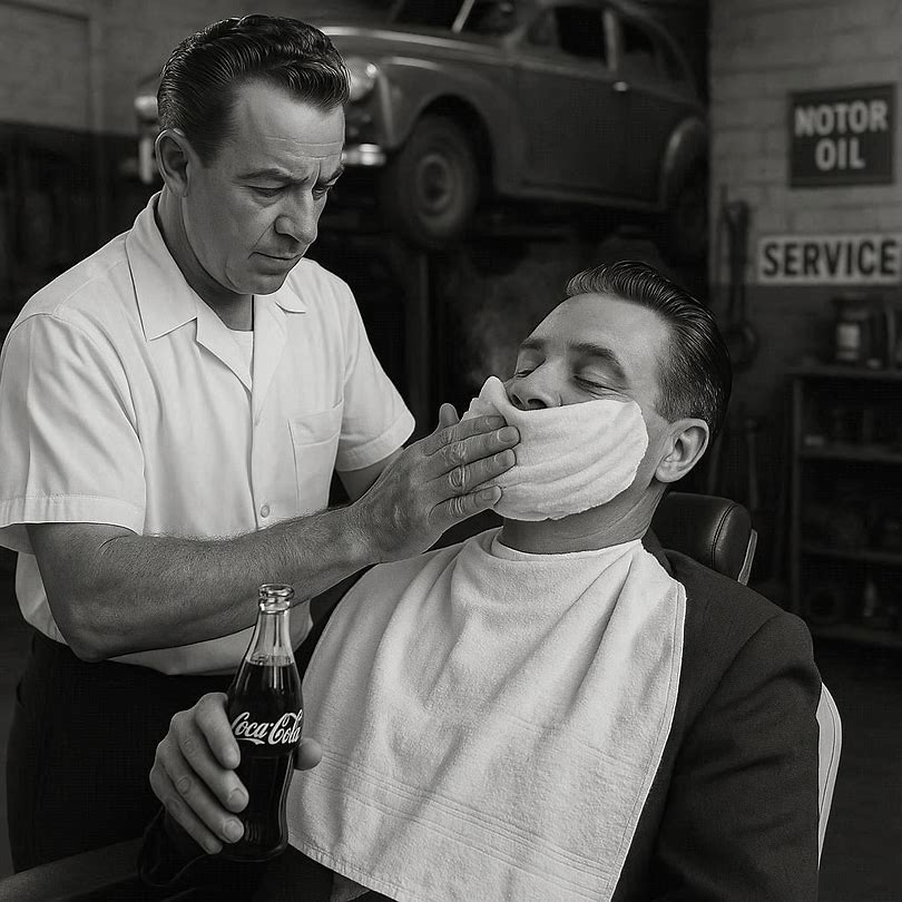 soda shave cream