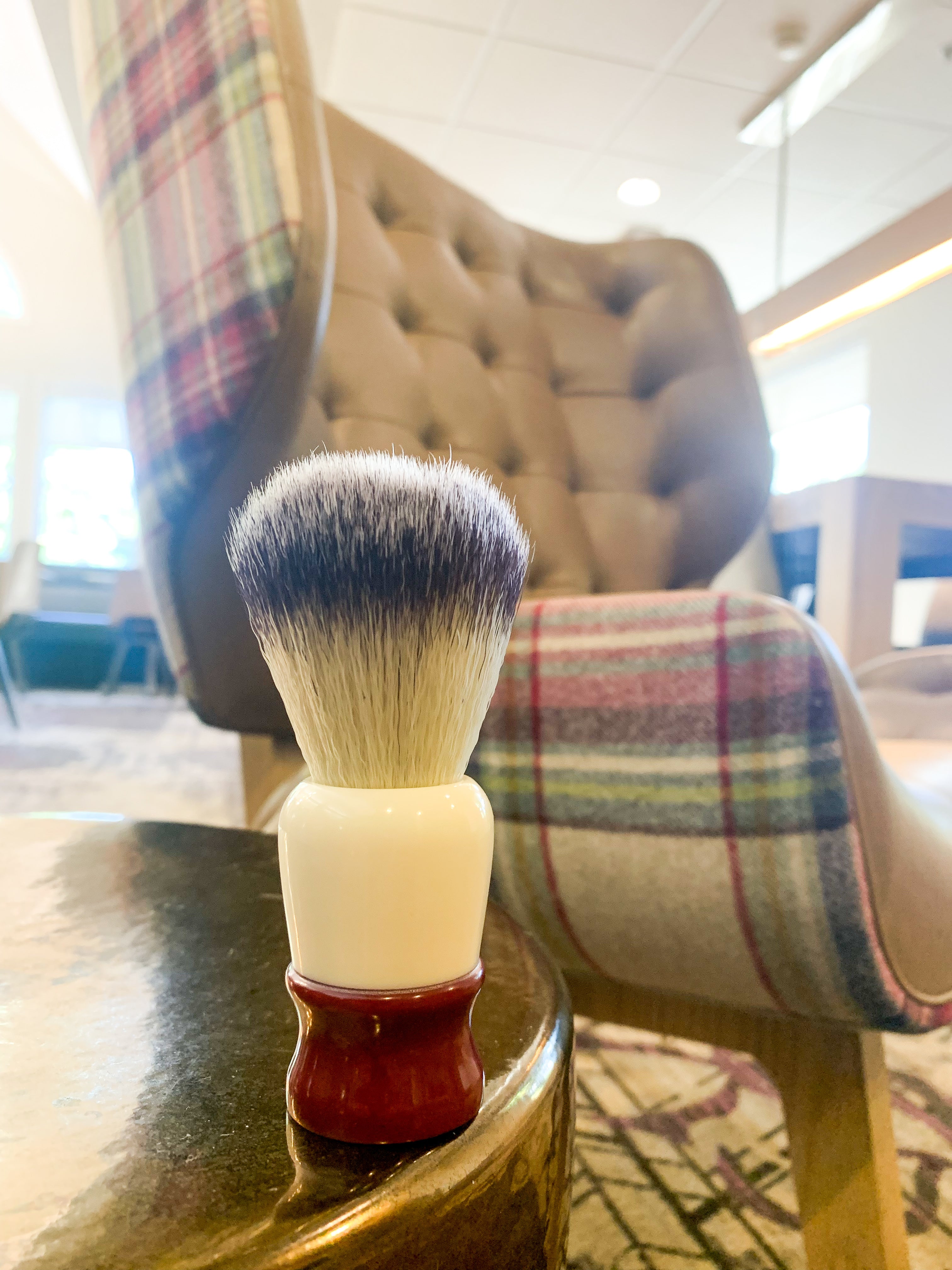 Nylon Shave Brush Fine Bristle