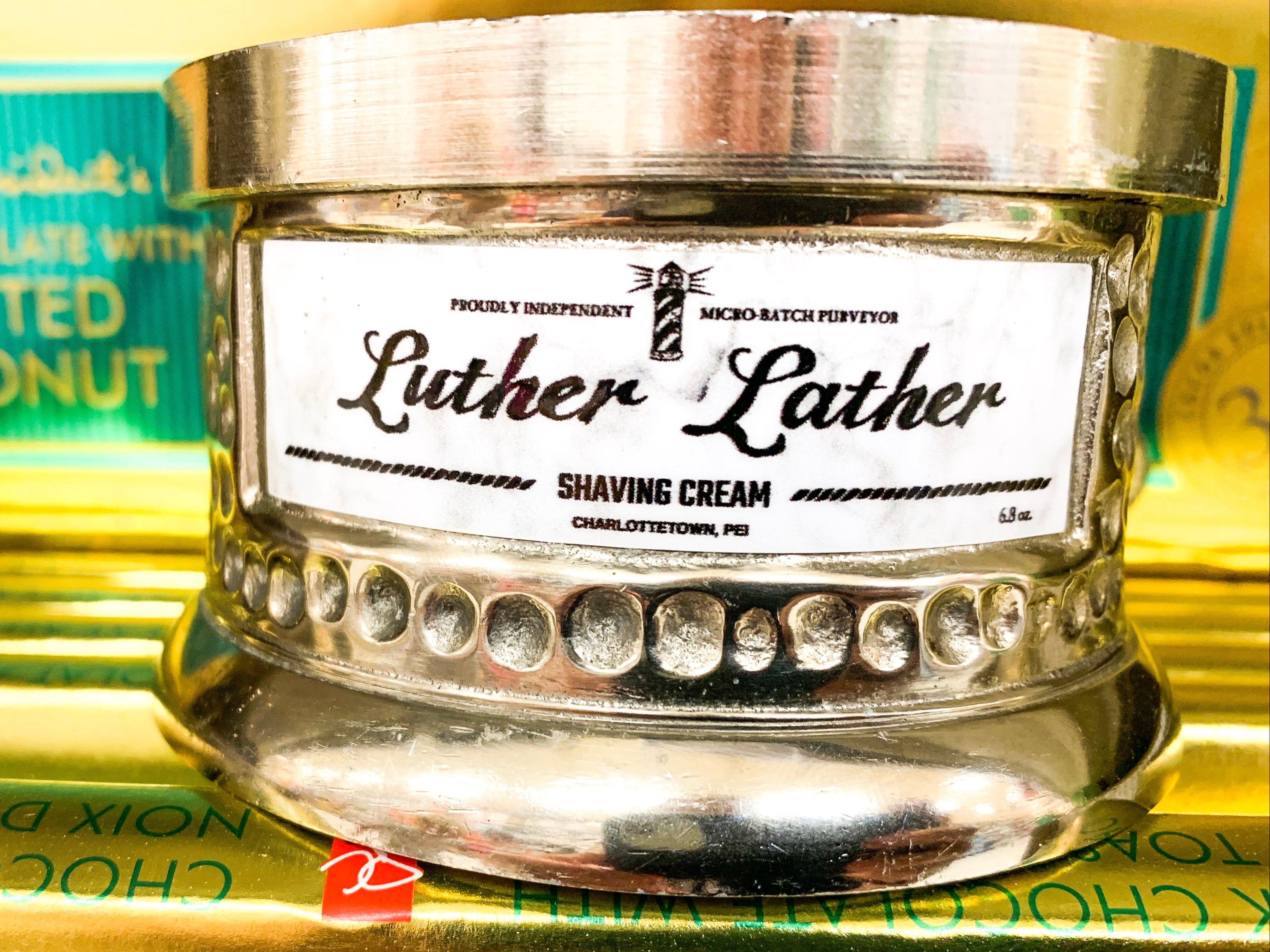 luxury chocolate shave cream butter for rich lather