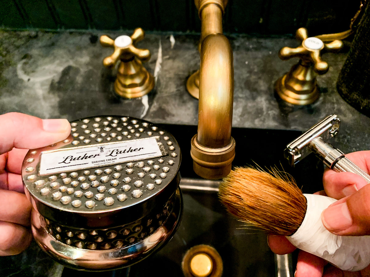 Shave Stein: BlackCherry Pipe Tobacco – Luther Lather Shaving Creamery