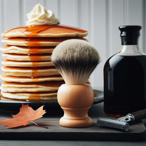 Shave Stein: Pancakes + Maple Syrup