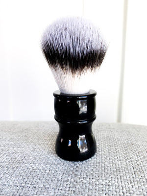 silvertip faux badger shave brush by luther lather black
