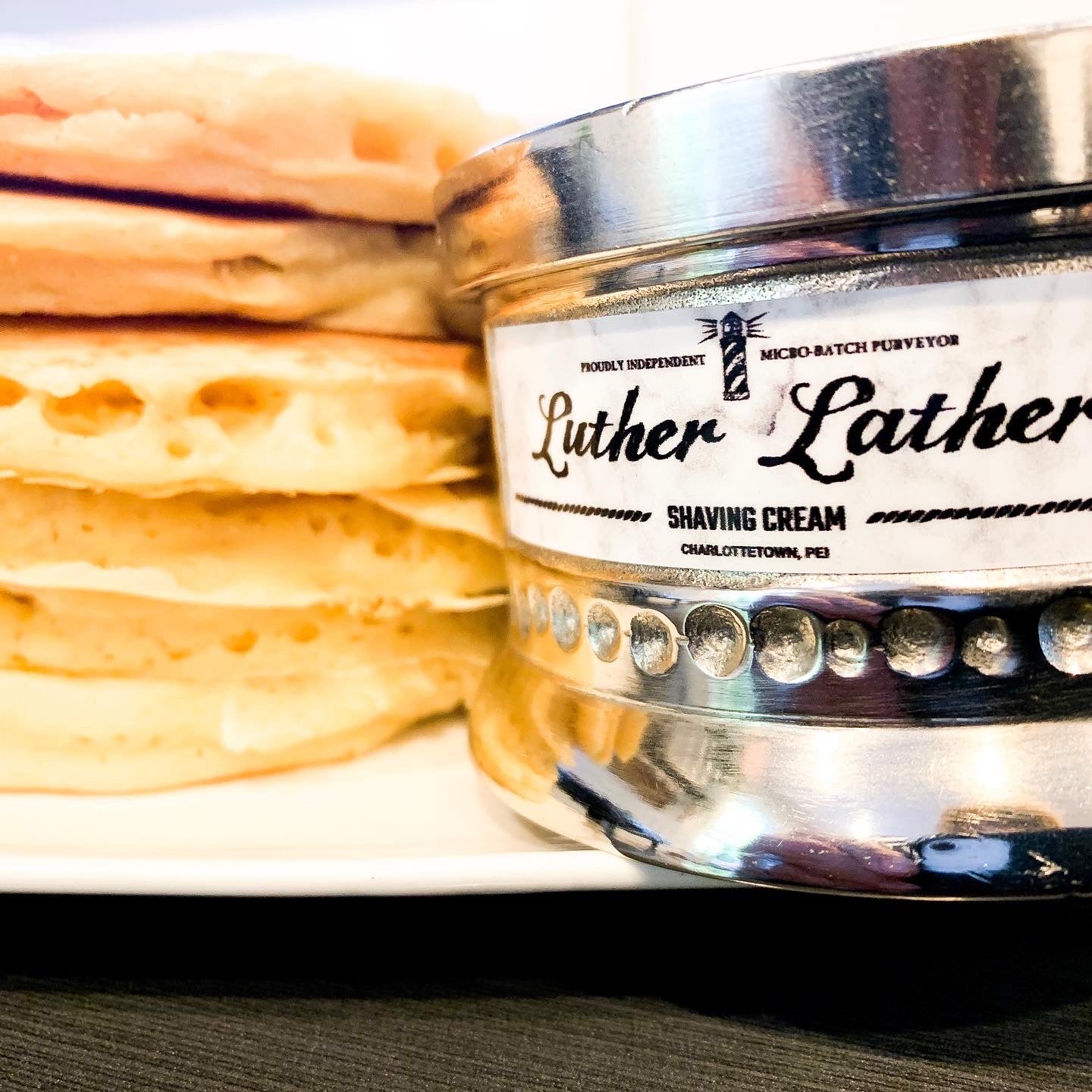 luxury shave butter pancake and maple by luther lather 