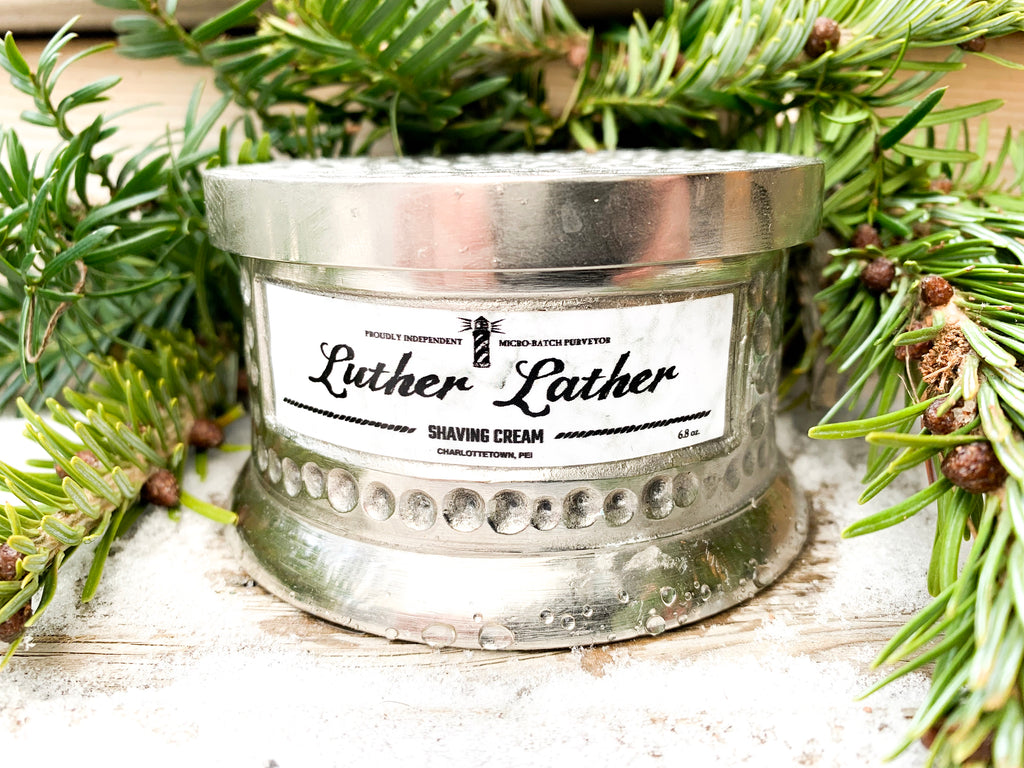 wintergreen luxury shave cream butter