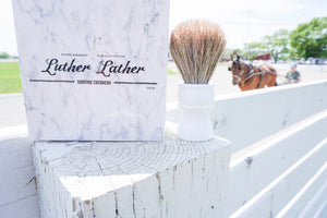 horse hair shaving brush luther lather